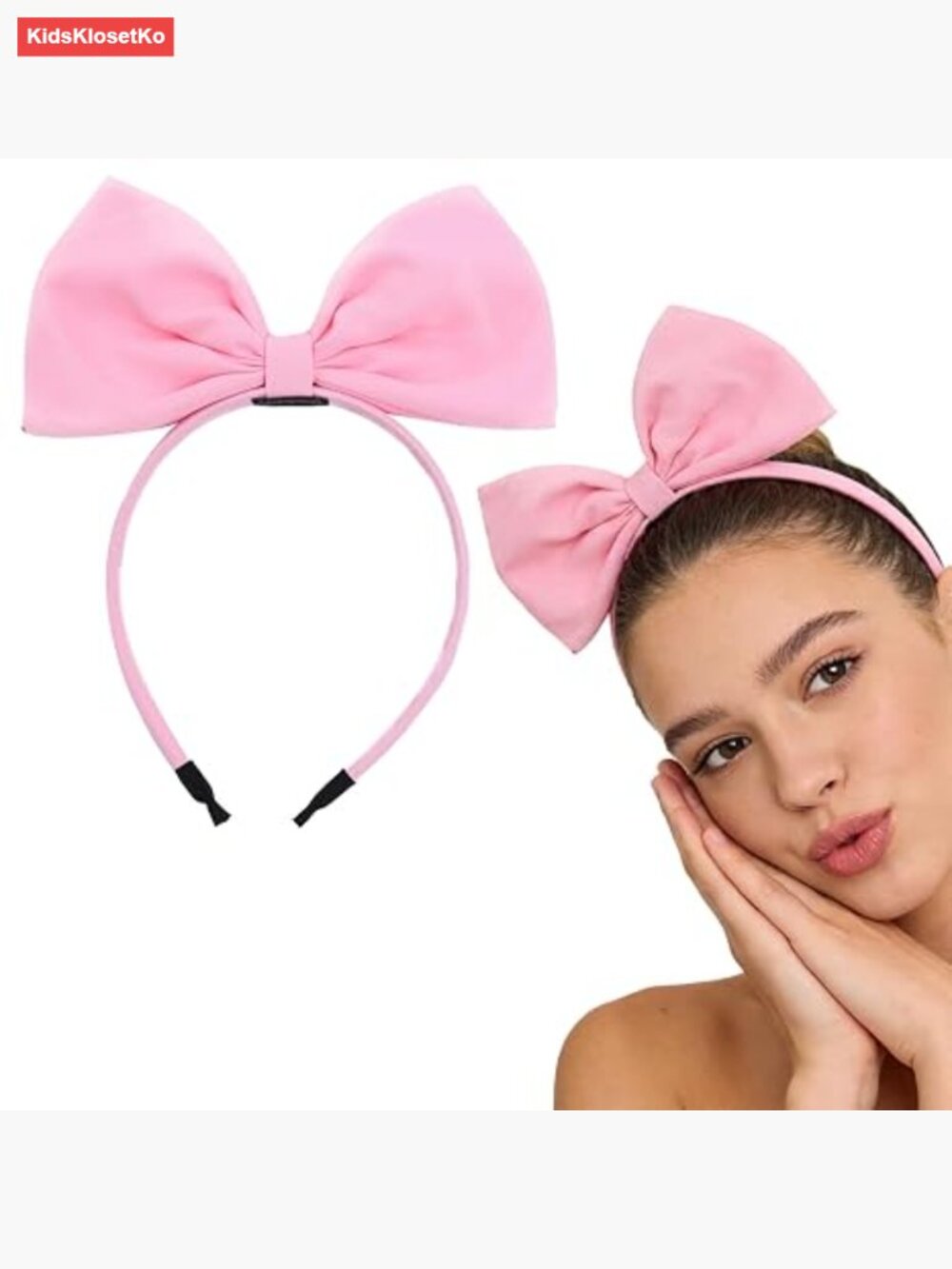 Non-Slip Knotted Bow Headband, Fashion Hair Accessory for Women, Party & Daily